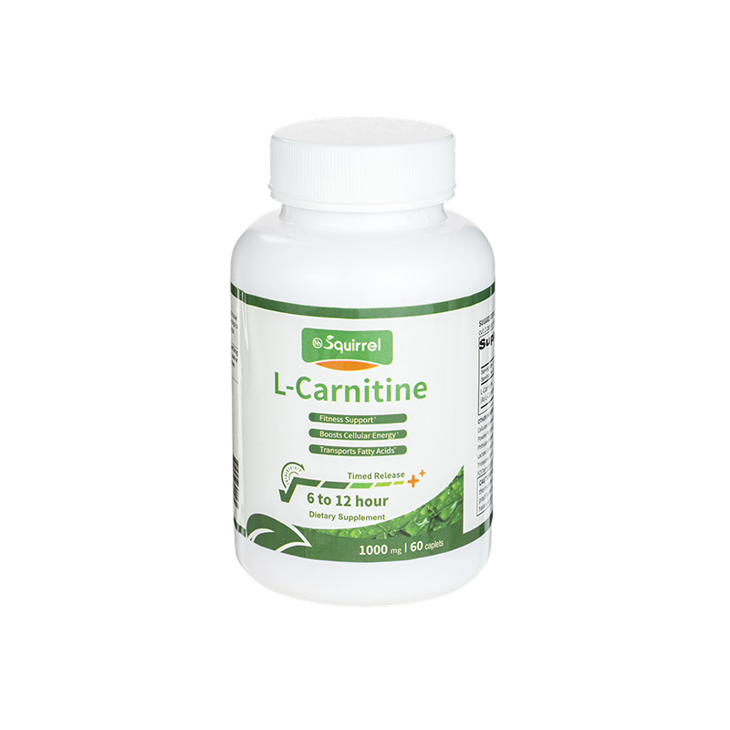 How do you determine the optimal time to combine l-carnitine sustained-release tablets with exercise?