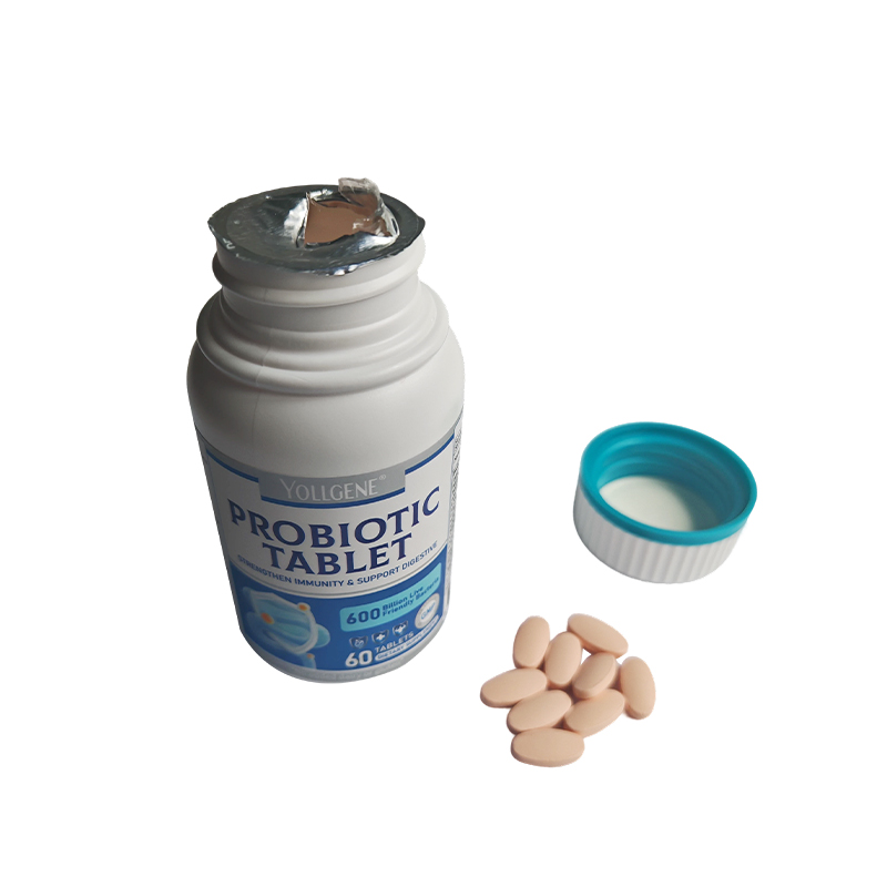 How is the release duration of probiotic targeted release tablets regulated in the gut?